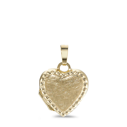 Locket 9k Yellow Gold Heart Ø14 mm