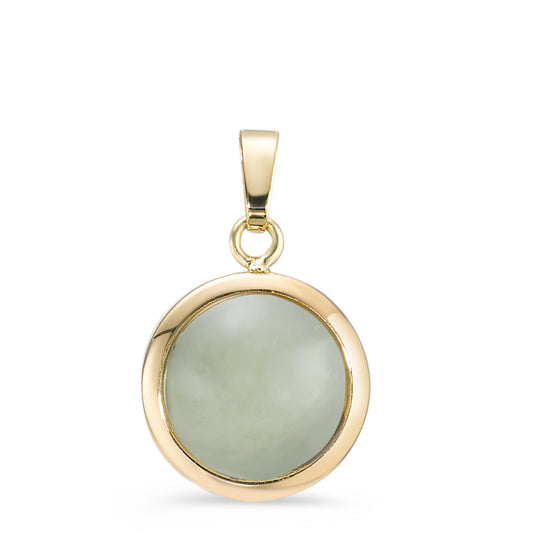 Pendant 18k Yellow Gold Aventurine Ø12.5 mm