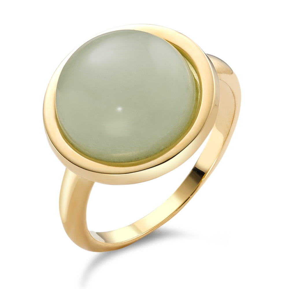 Ring 18k Yellow Gold Aventurine Ø15 mm