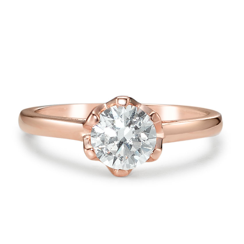 Ring Silver Zirconia Rose Gold plated