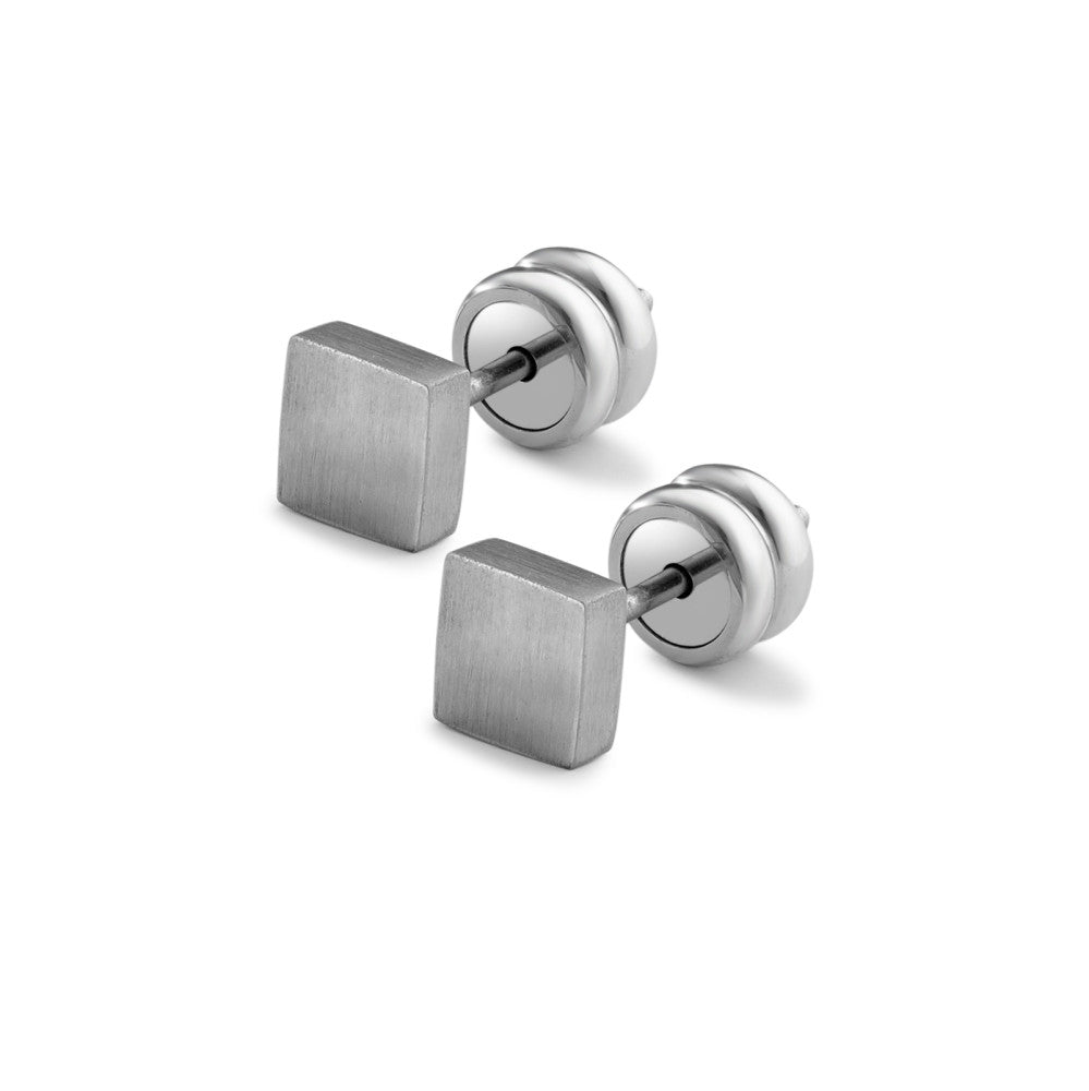 Stud earrings Stainless steel Ø5 mm