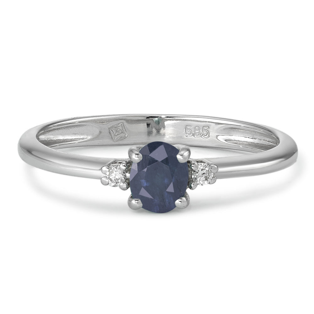 Ring 14k White Gold Sapphire