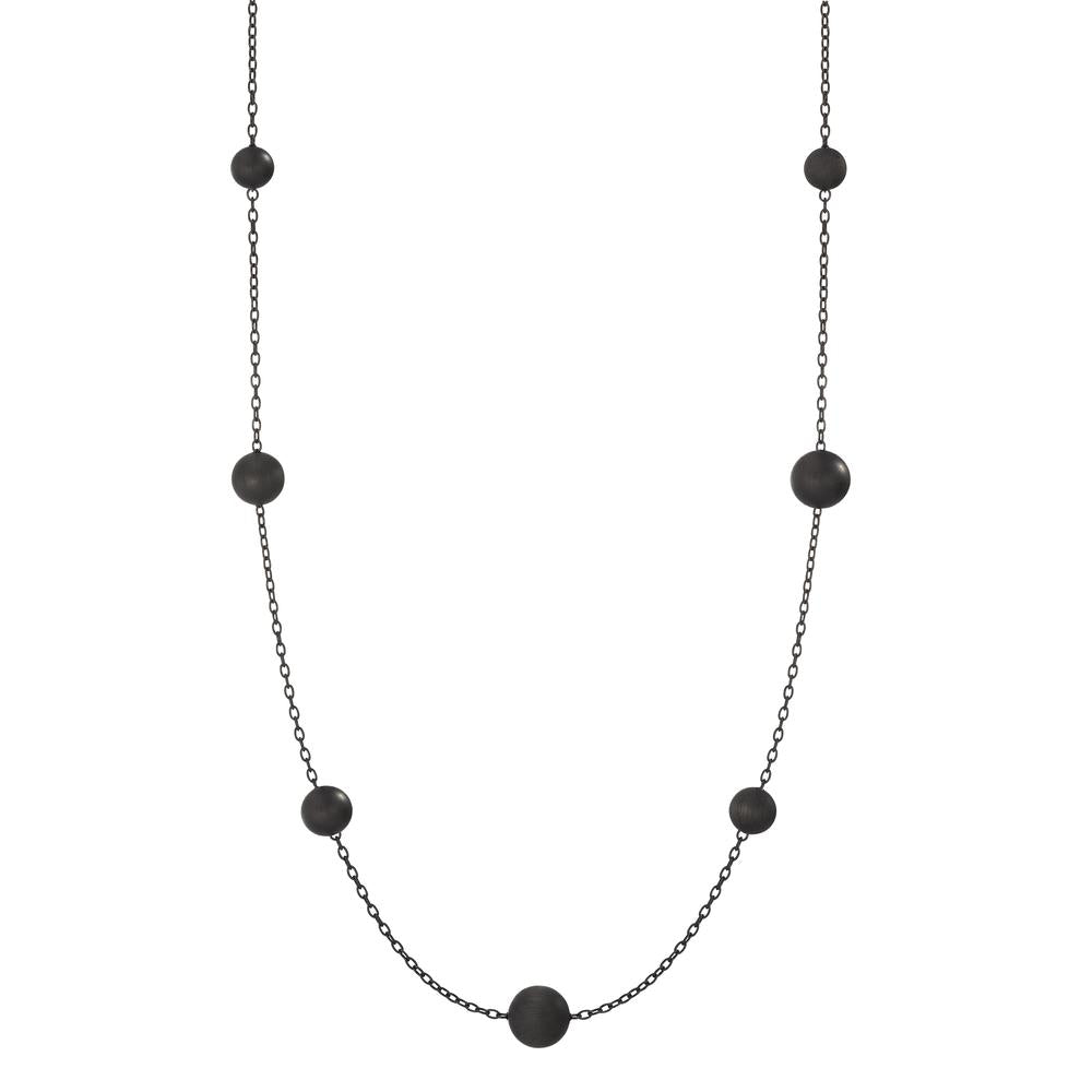 Necklace Stainless steel, Carbon 70 cm