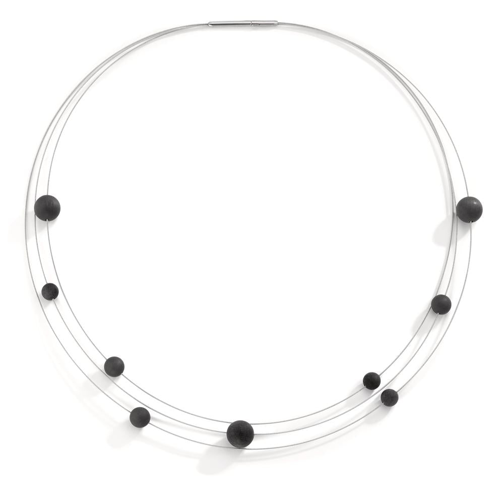 Necklace Stainless steel, Carbon 42 cm