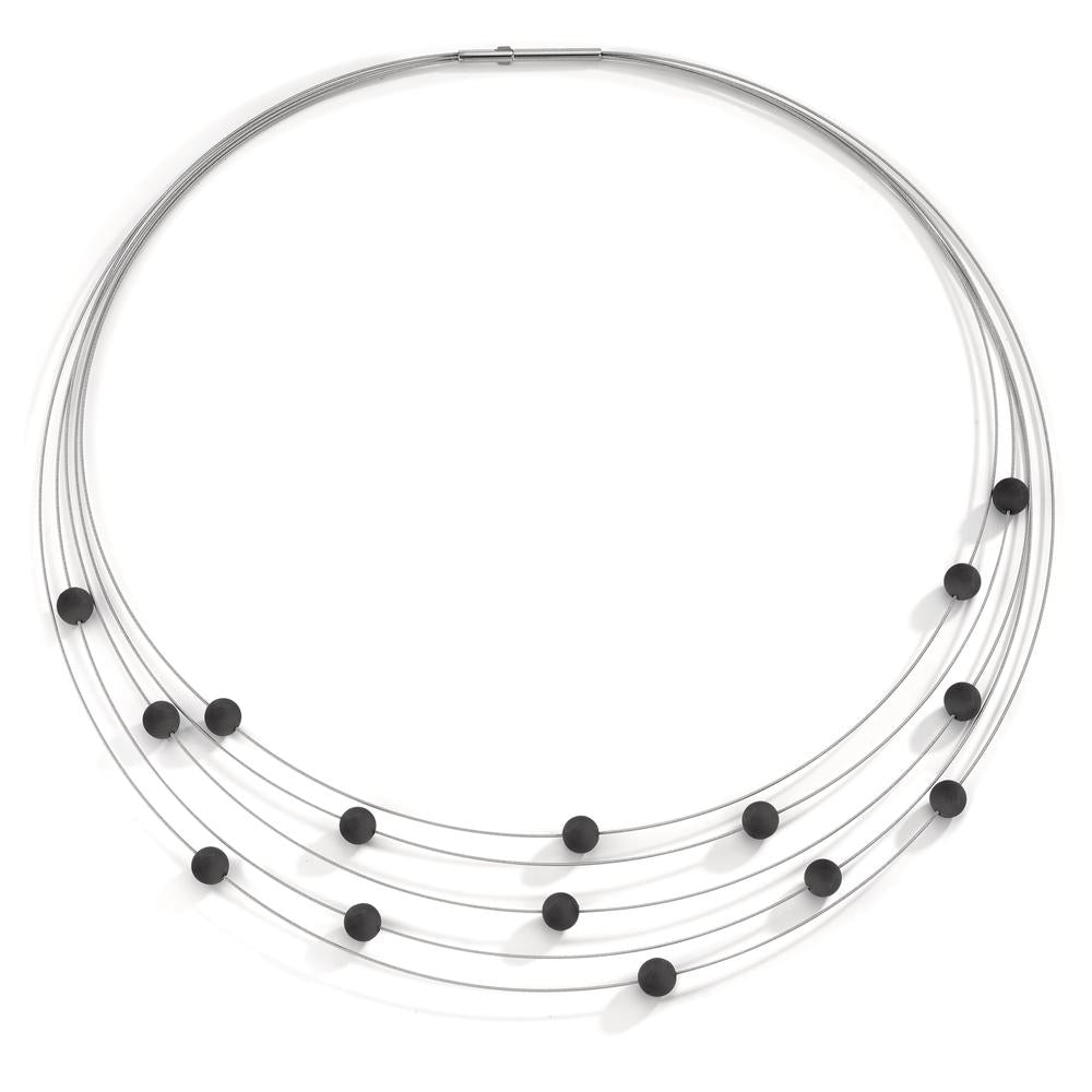 Necklace Stainless steel, Carbon 42 cm