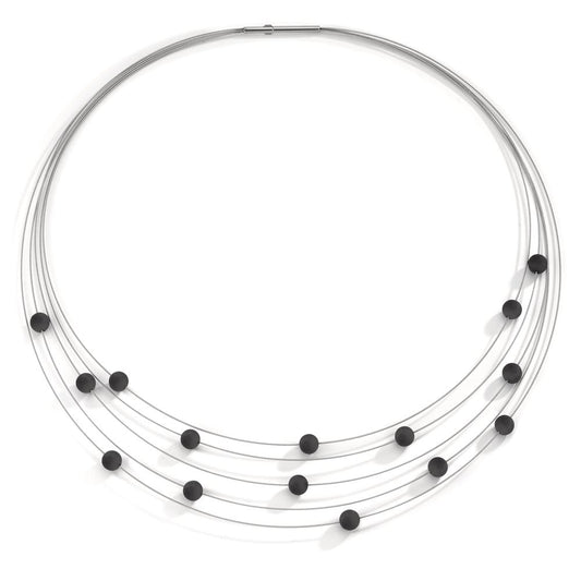 Necklace Stainless steel, Carbon 42 cm