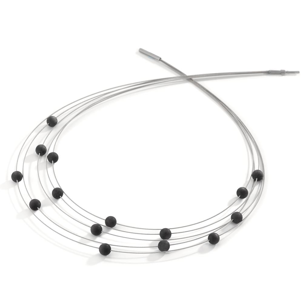 Necklace Stainless steel, Carbon 42 cm