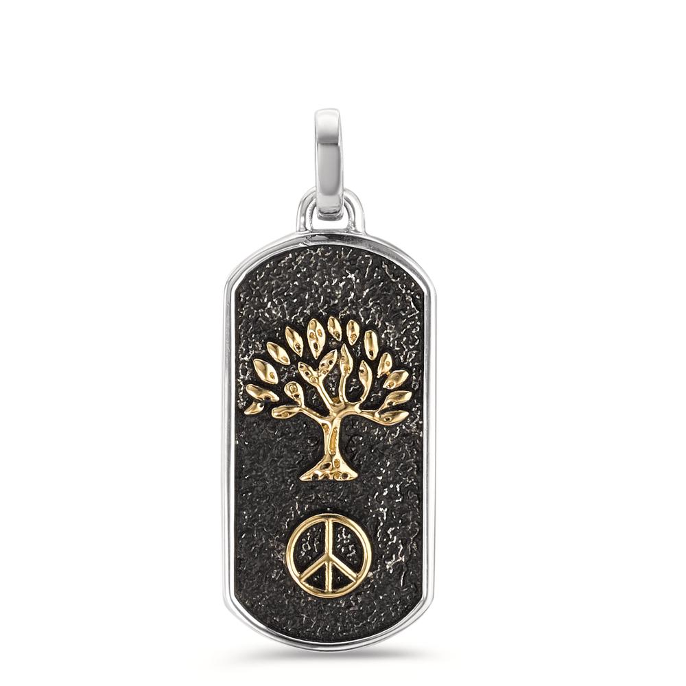 Pendant Silver Tricolor Tree Of Life