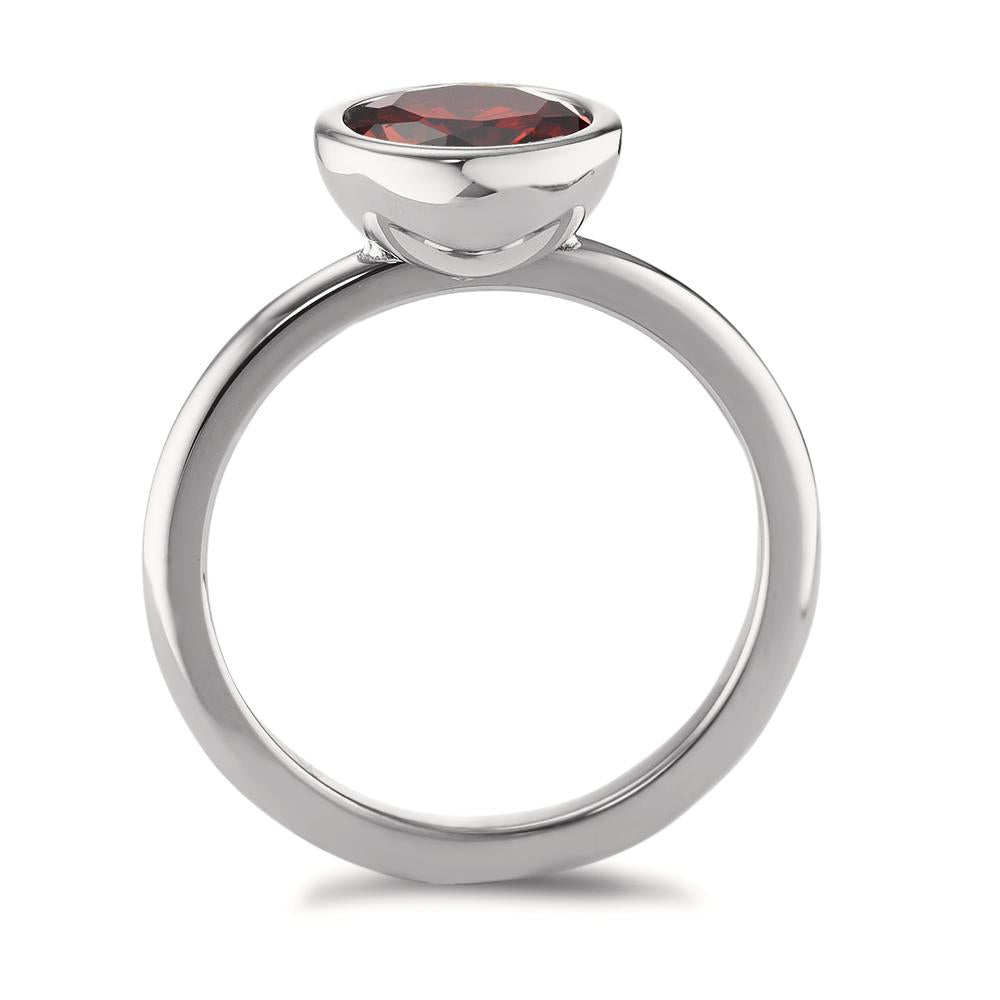 Ring Stainless steel Zirconia Rosé Ø9.5 mm