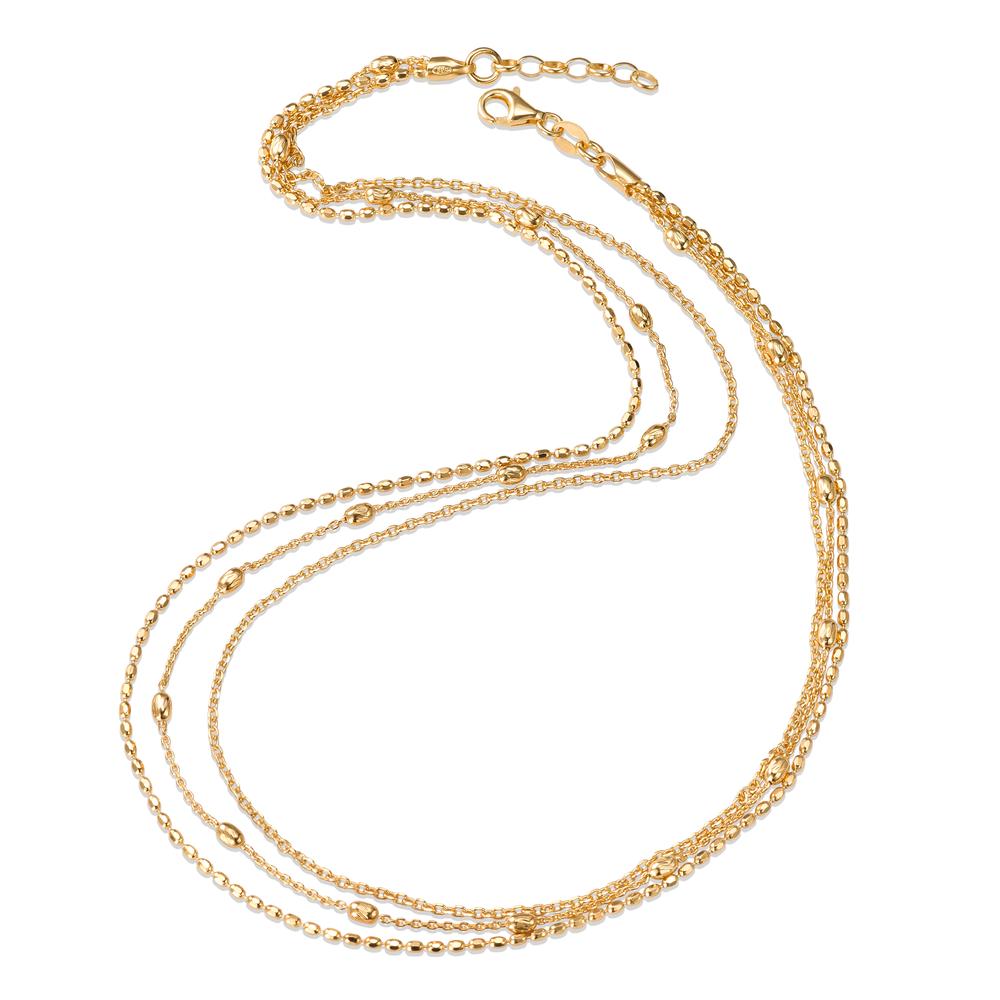 Necklace Silver Yellow Gold plated 41-43 cm