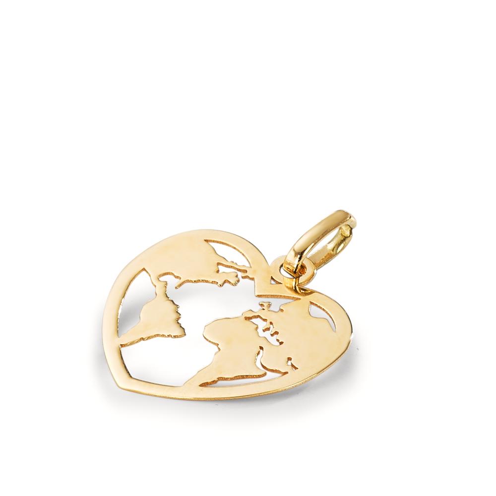 Pendant 14k Yellow Gold Globe Ø14.5 mm