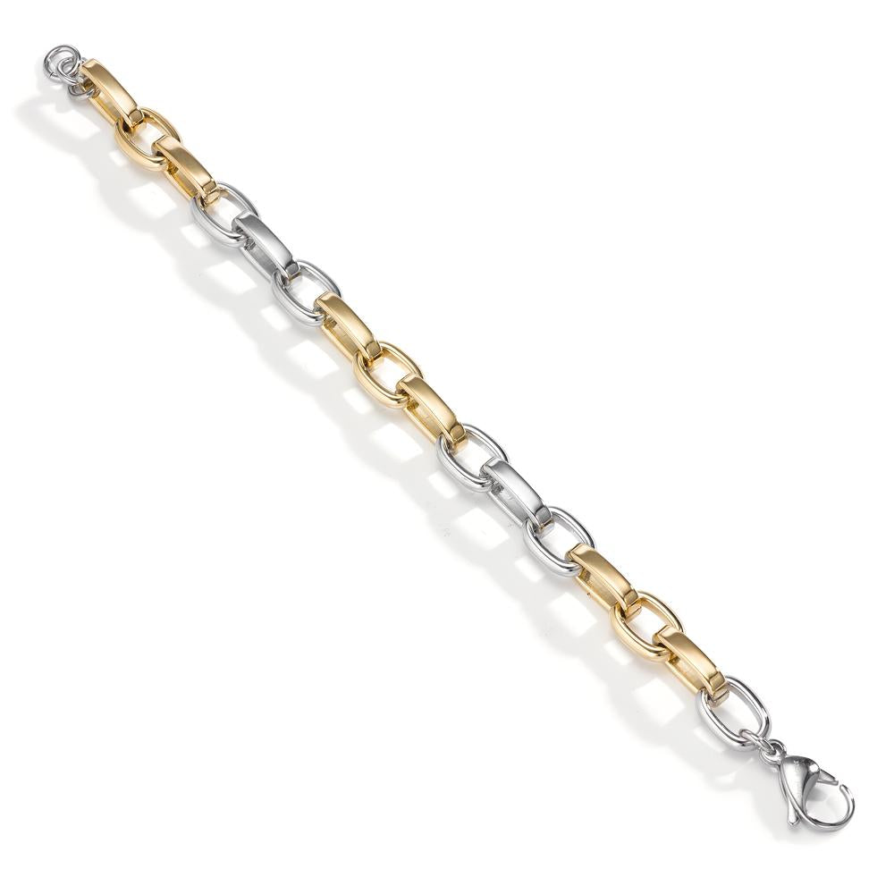 Bracelet Stainless steel Yellow Bicolor 21 cm