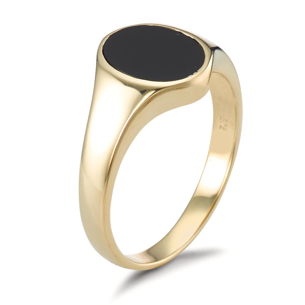 Ring 9k Yellow Gold Onyx