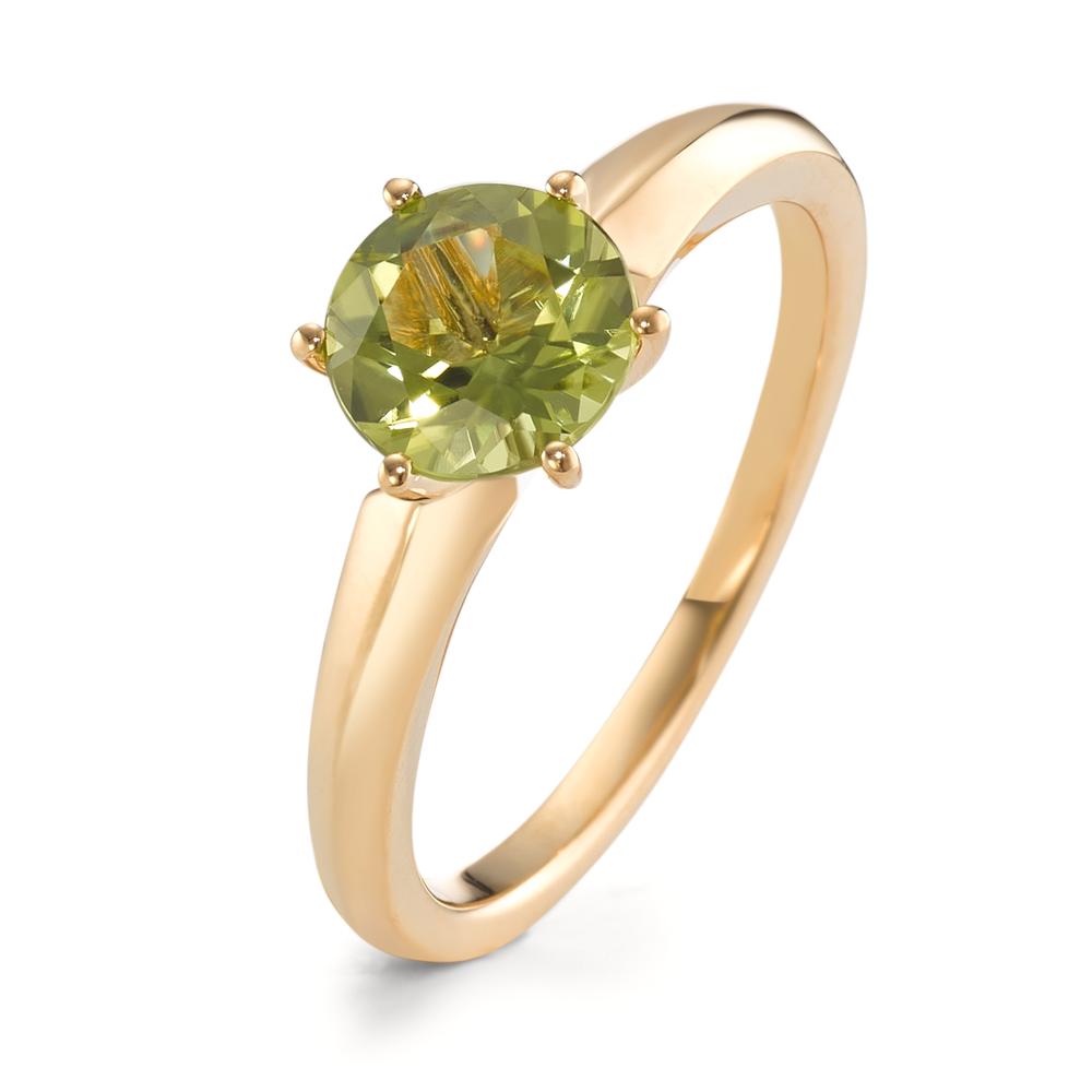 Ring 18k Yellow Gold Peridot