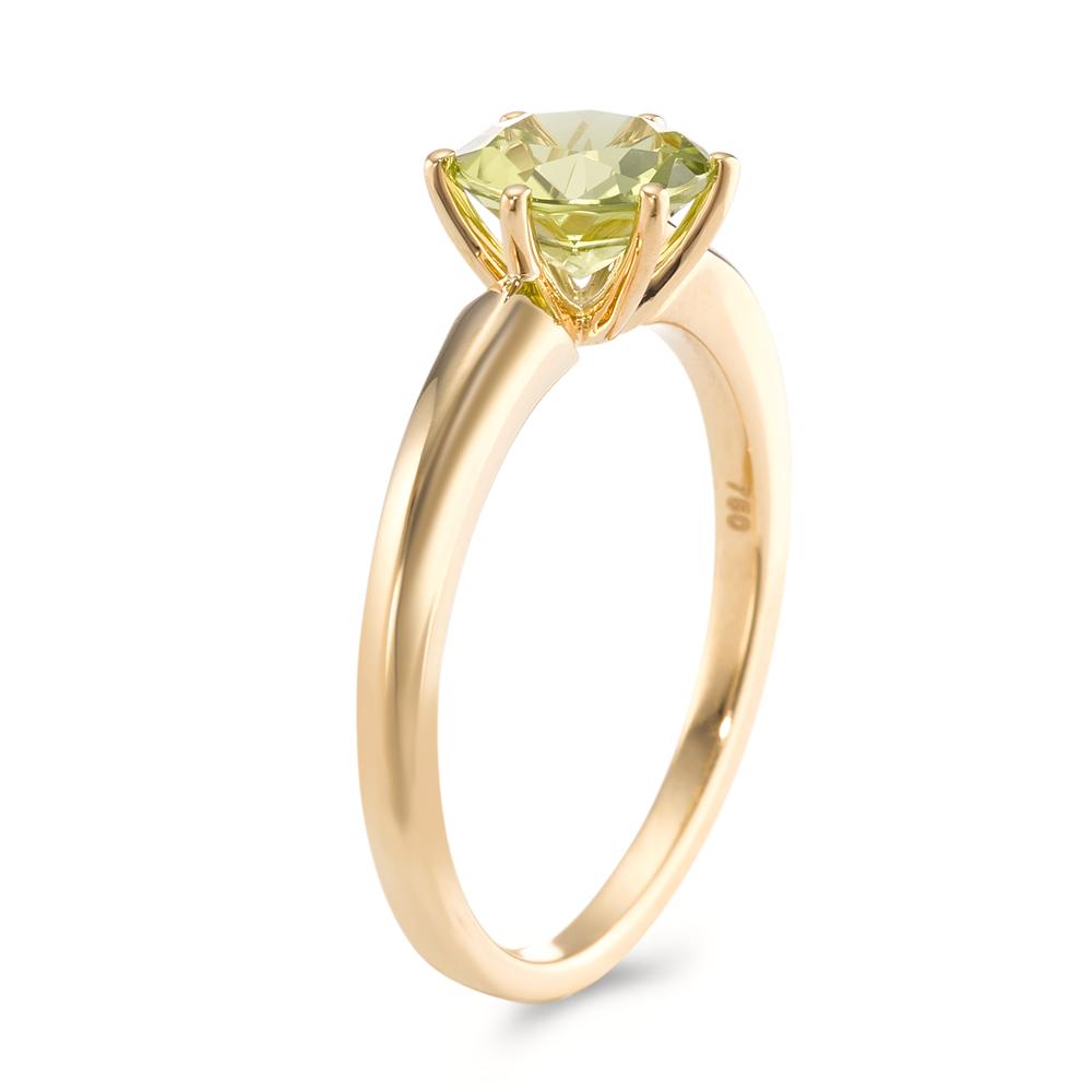 Ring 18k Yellow Gold Peridot