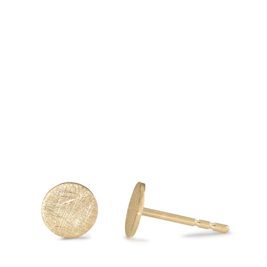 Stud earrings 9k Yellow Gold Ø5.5 mm