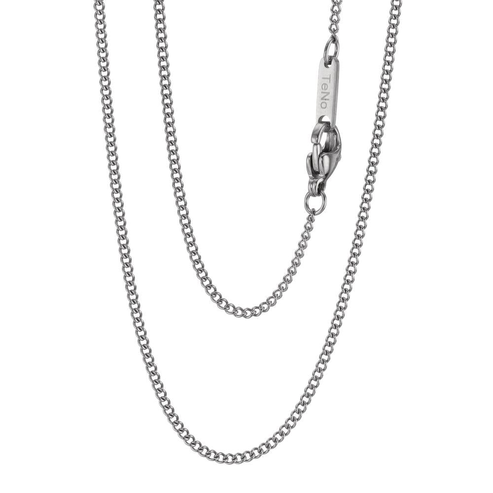 Curb-Necklace Stainless steel 40 cm Ø1.5 mm