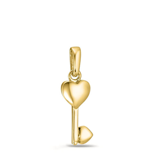 Pendant Silver Yellow Gold plated Key