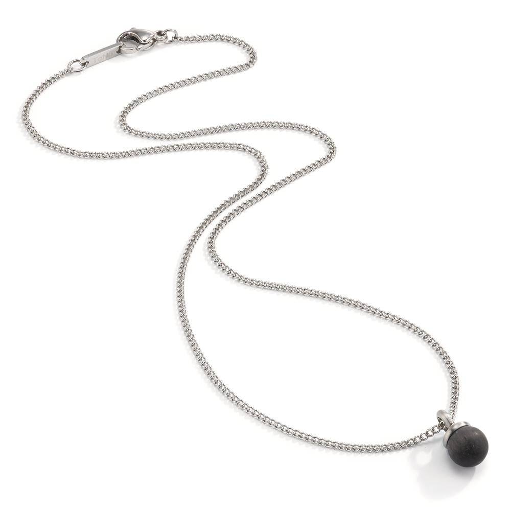 Necklace with pendant Stainless steel 42 cm Ø7 mm