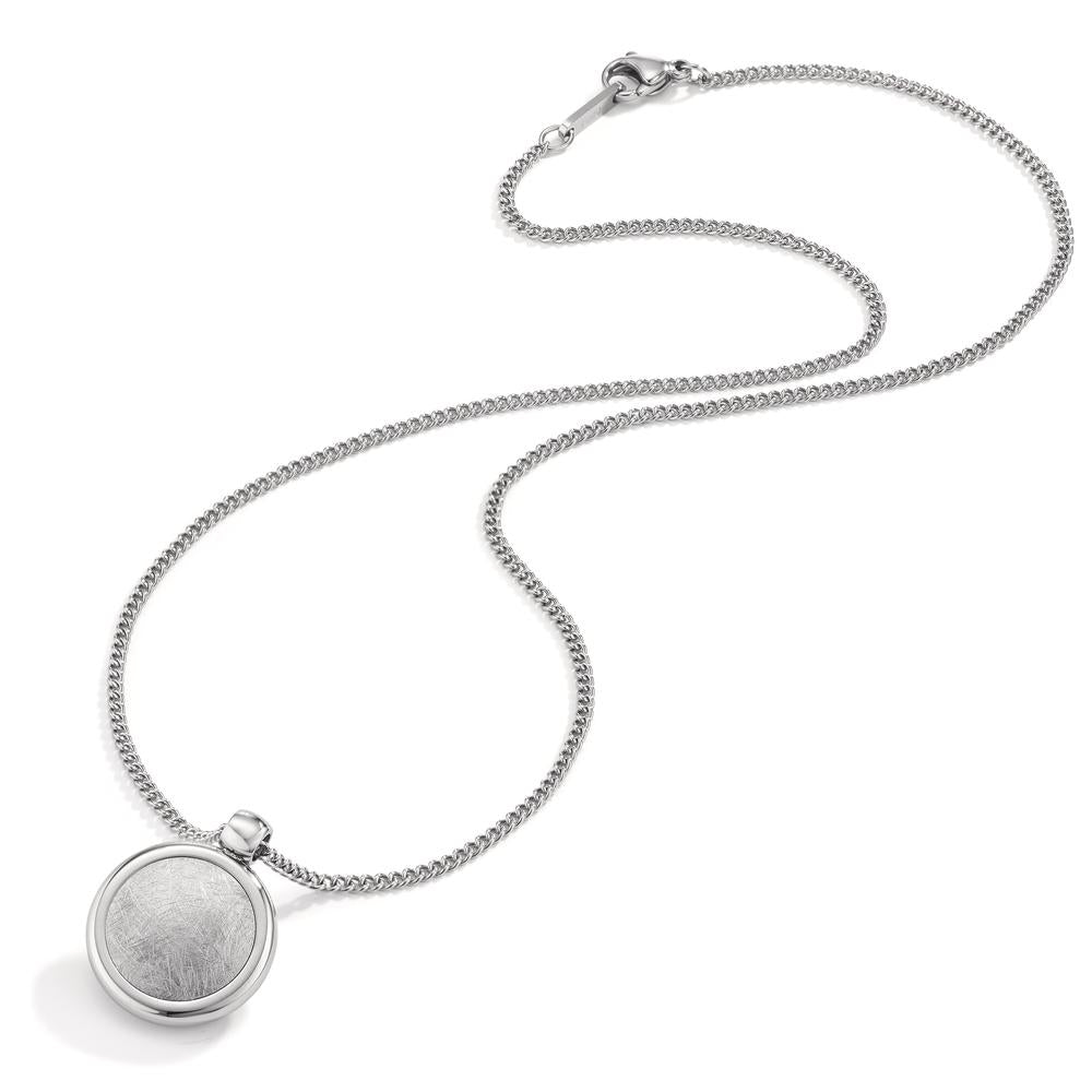 Necklace with pendant Stainless steel 42 cm Ø18 mm