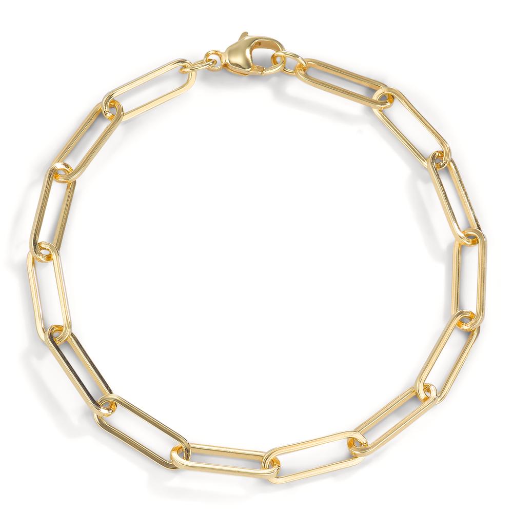 Bracelet Silver Yellow Gold plated 18 cm