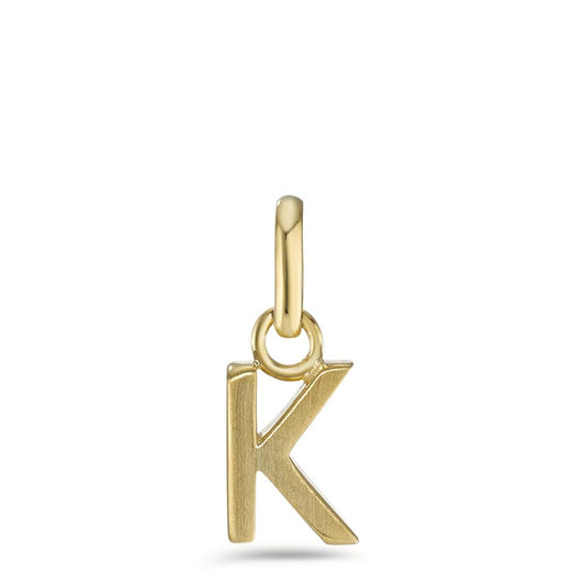 Pendant Silver Yellow Gold plated Ø6.5 mm