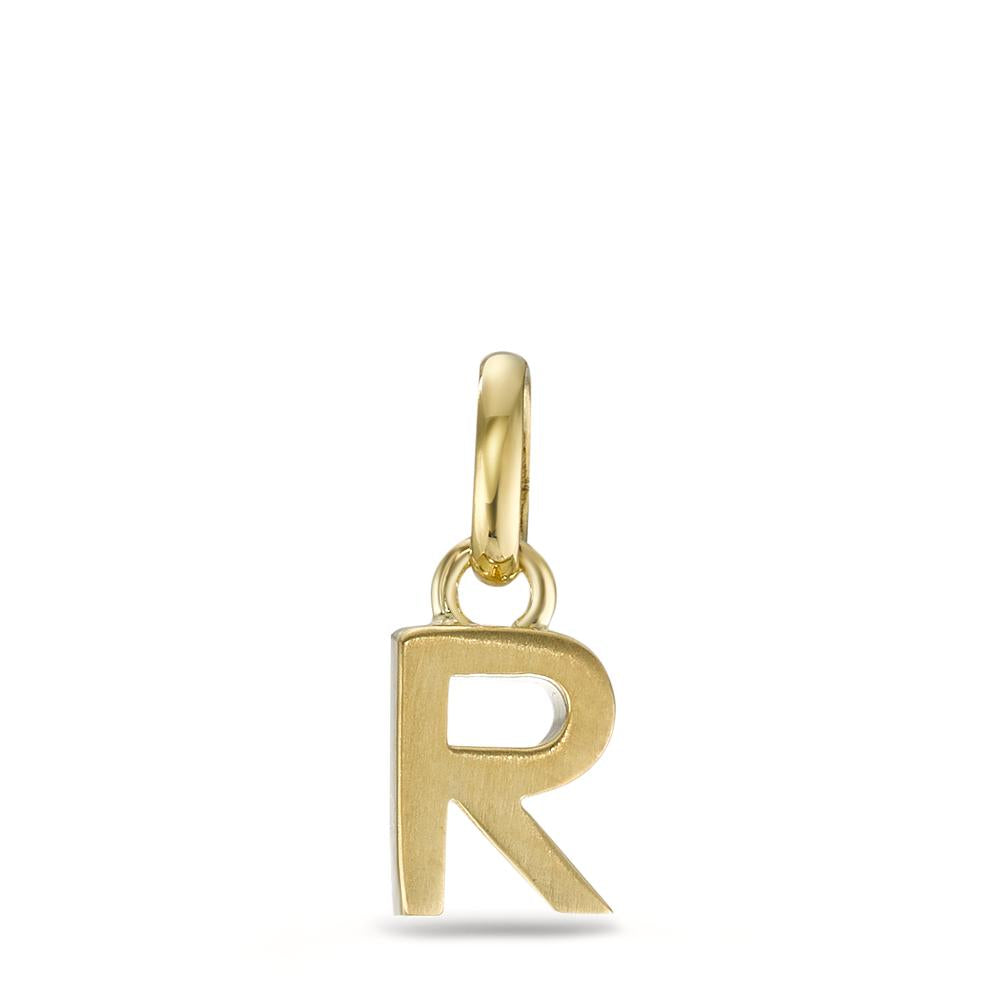 Pendant Silver Yellow Gold plated Ø6.5 mm