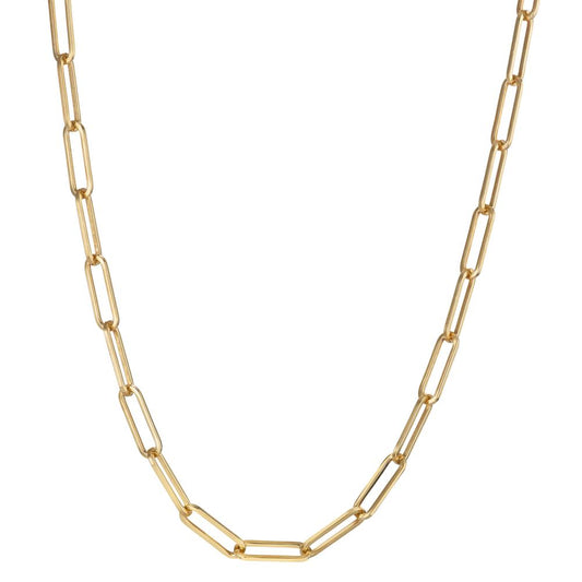 Necklace Silver Yellow Gold plated 45 cm