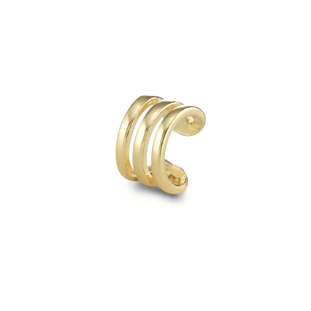Ear Cuff Silver Yellow Gold plated Ø9.5 mm
