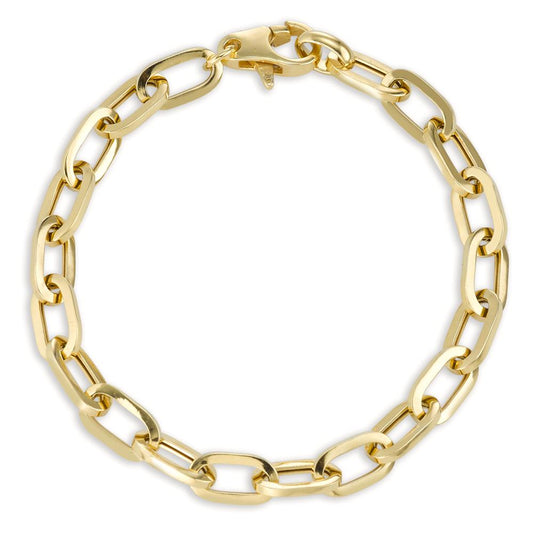 Bracelet Silver Yellow Gold plated 20 cm