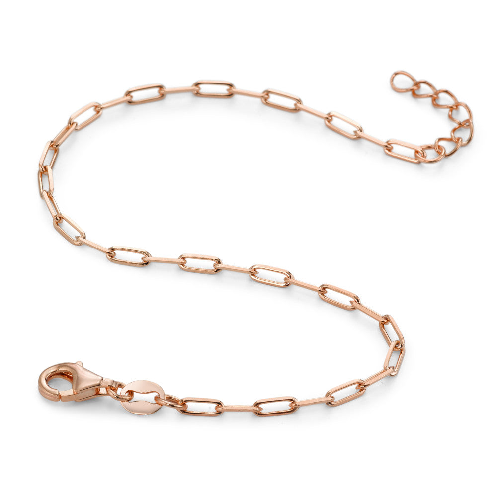 Bracelet Silver Rose Gold plated 16-19 cm