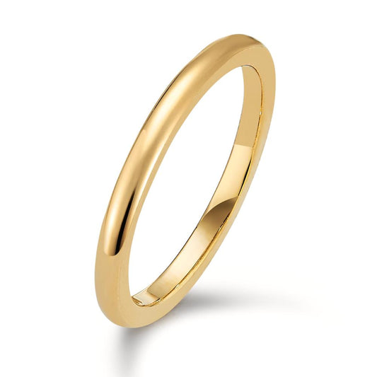 Stacking ring Stainless steel Yellow IP coated