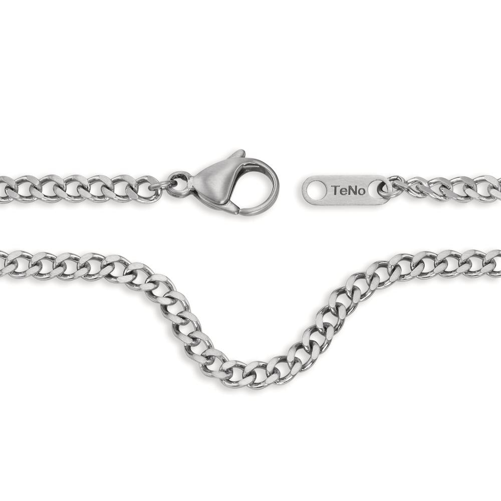 Curb-Necklace Stainless steel 50 cm