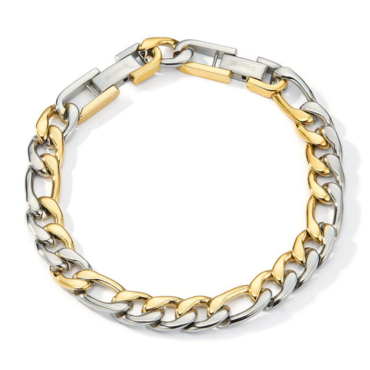 Bracelet Stainless steel Yellow IP coated 20.5-22 cm