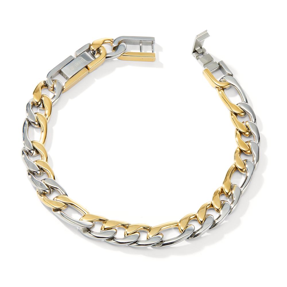 Bracelet Stainless steel Yellow IP coated 20.5-22 cm