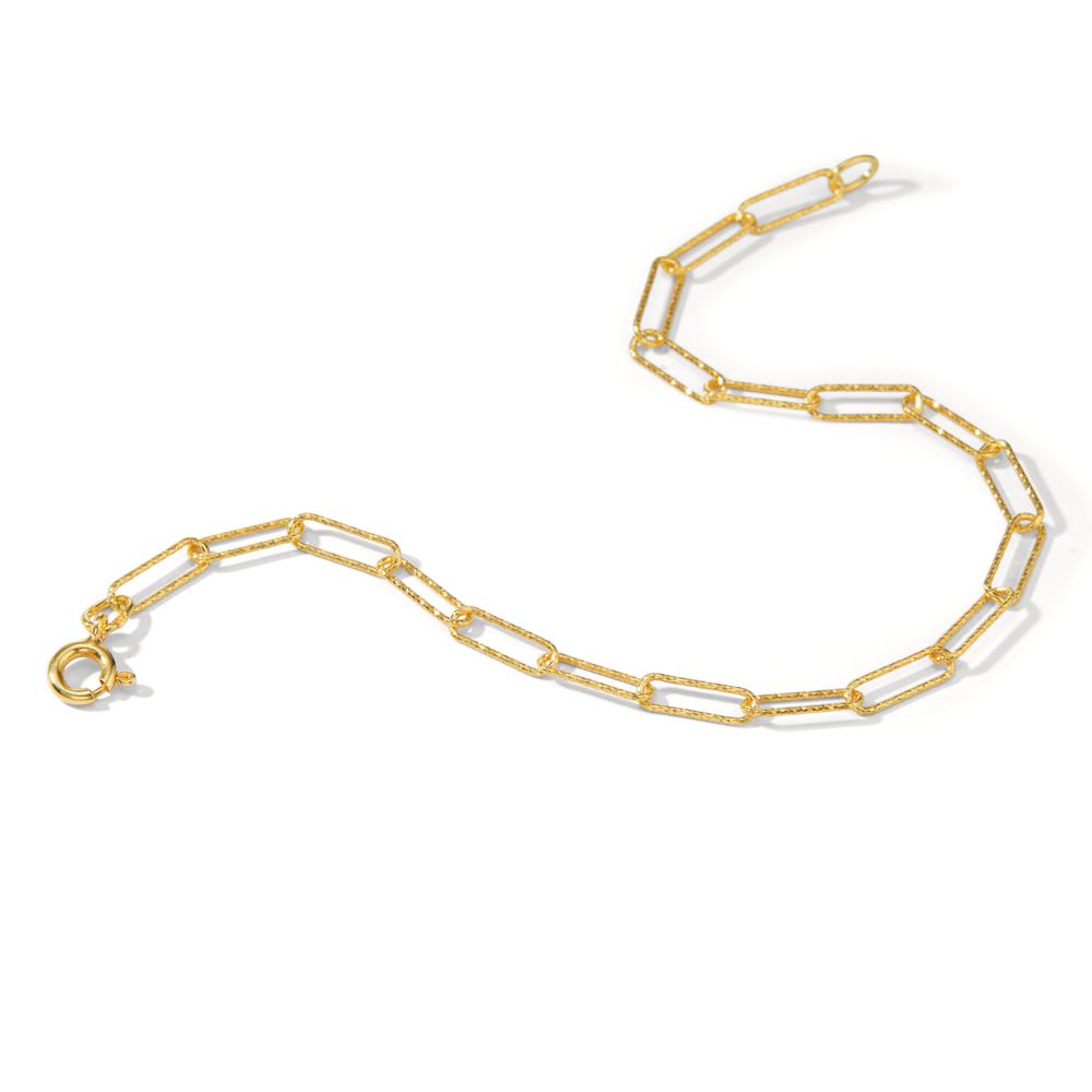 Bracelet Silver Yellow Gold plated 19 cm