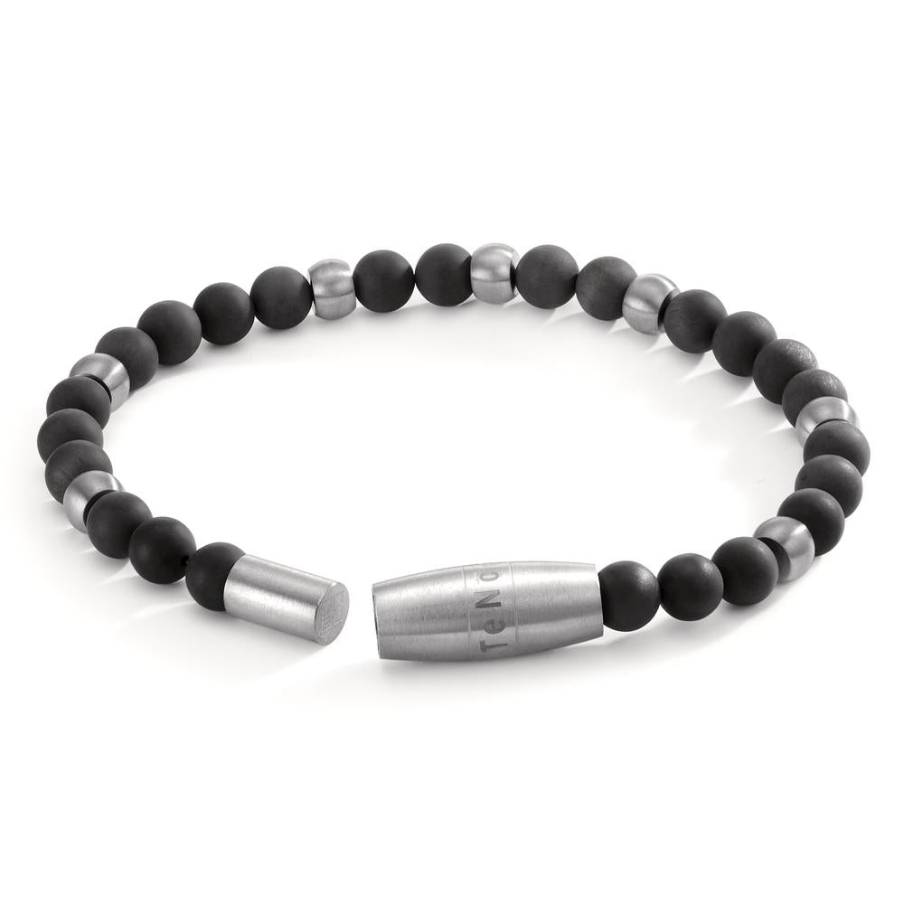 Bracelet Stainless steel, Carbon 19 cm