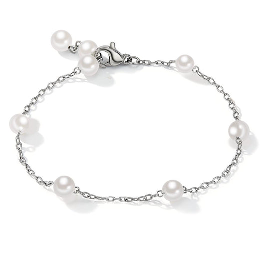 Bracelet Stainless steel Shell pearl 17-18.5 cm