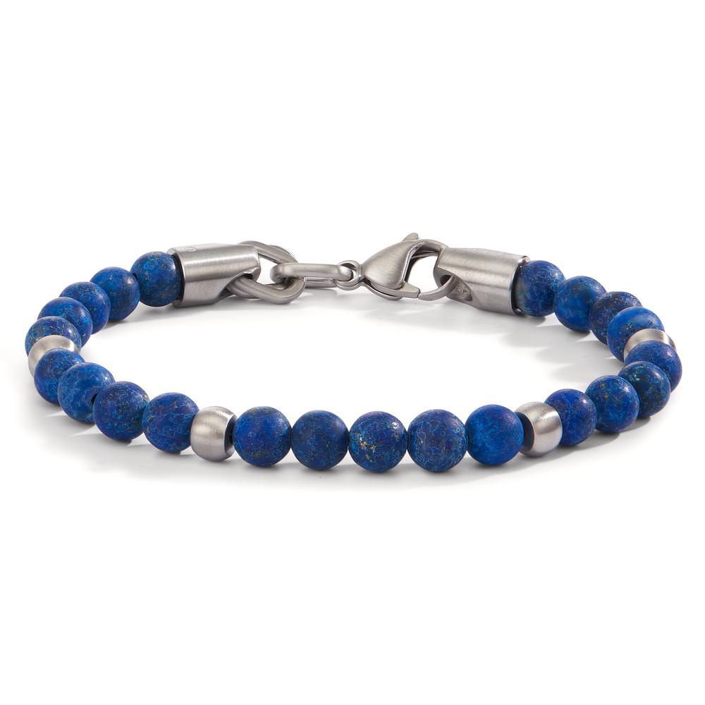 Bracelet Stainless steel Lapis Lazuli 19 cm Ø6.5 mm