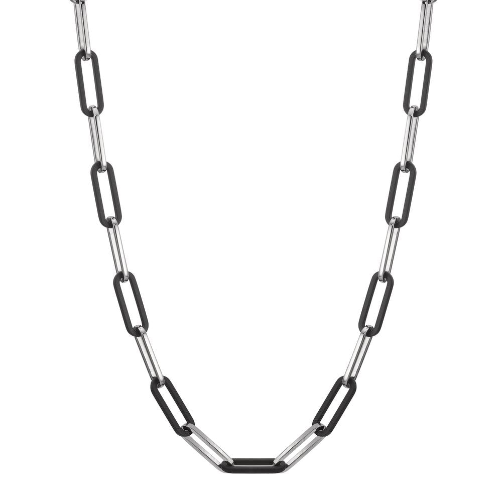 Necklace Stainless steel, Carbon 45-48 cm