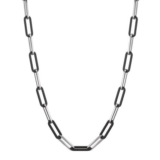 Necklace Stainless steel, Carbon 45-48 cm