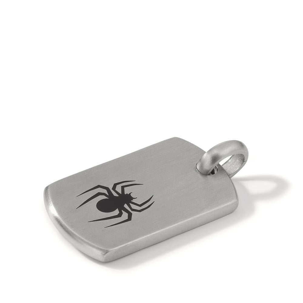 Pendant Stainless steel Enameled Spider