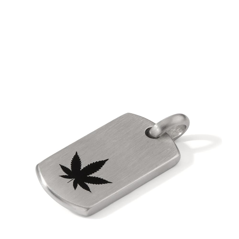 Pendant Stainless steel Enameled Cannabis