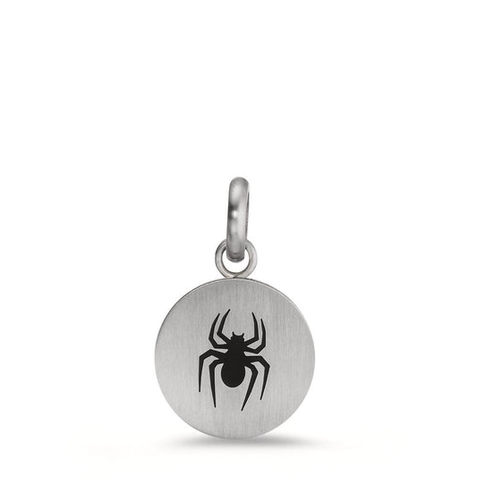 Pendant Stainless steel Enameled Spider Ø15 mm