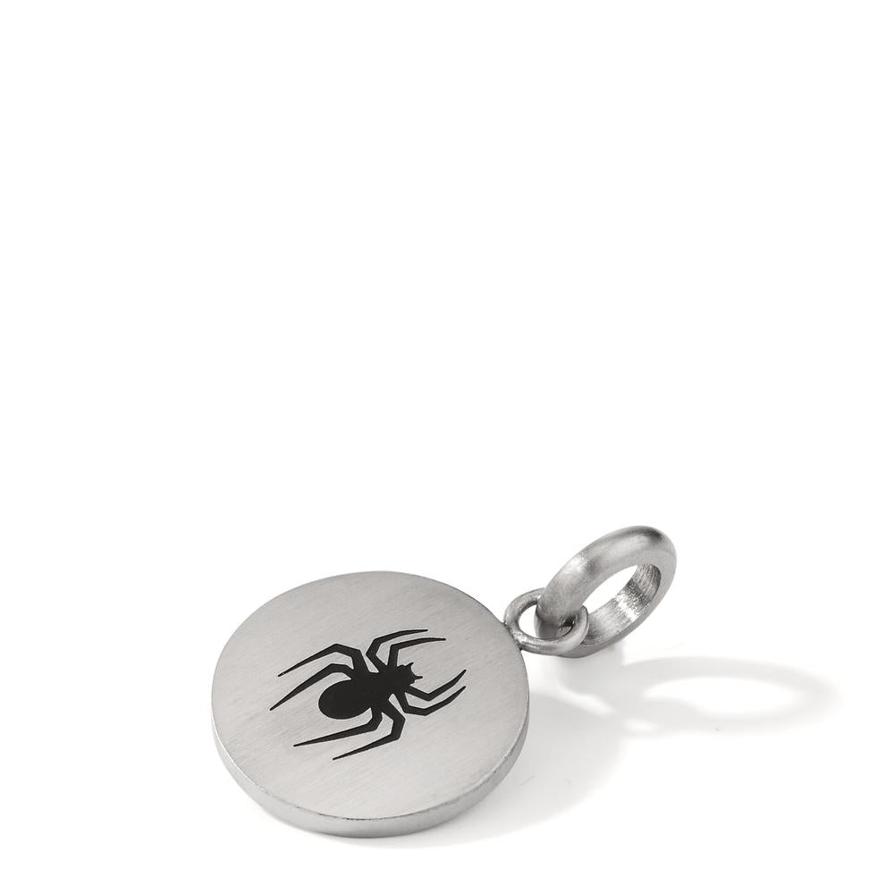 Pendant Stainless steel Enameled Spider Ø15 mm