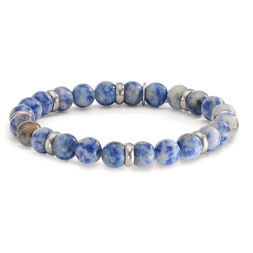 Bracelet Stainless steel Sodalite 21 cm Ø8.5 mm