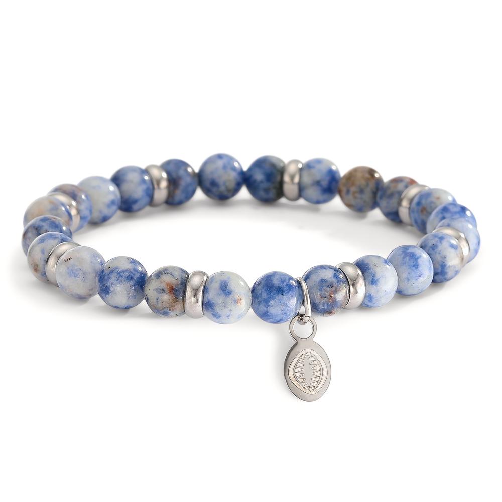 Bracelet Stainless steel Sodalite 21 cm Ø8.5 mm