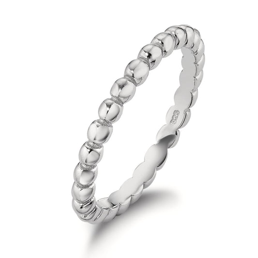 Stacking ring Silver Rhodium plated Ø4.5 mm