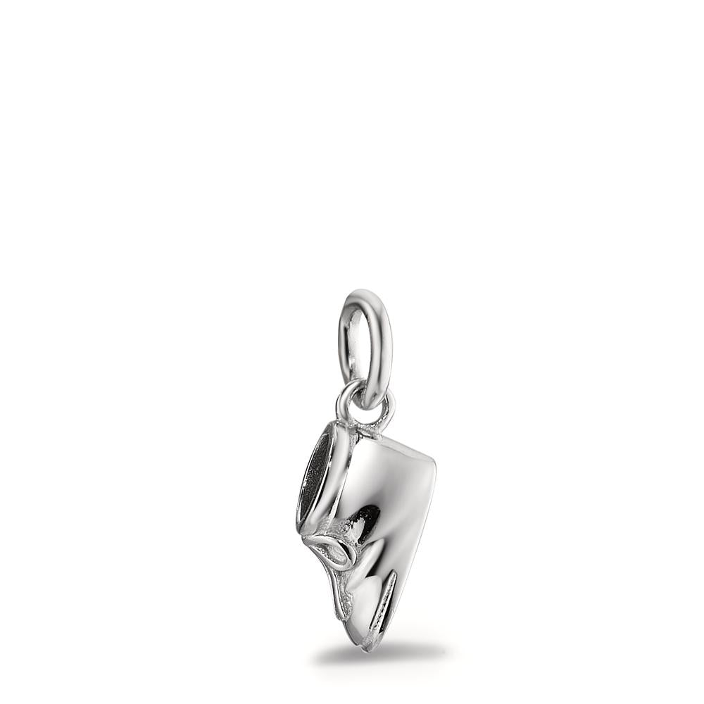 Pendant Silver Rhodium plated Baby Shoe