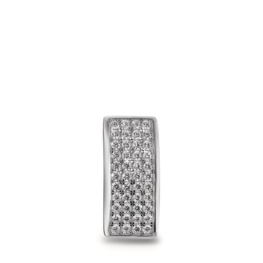 Pendant Silver Zirconia Rhodium plated